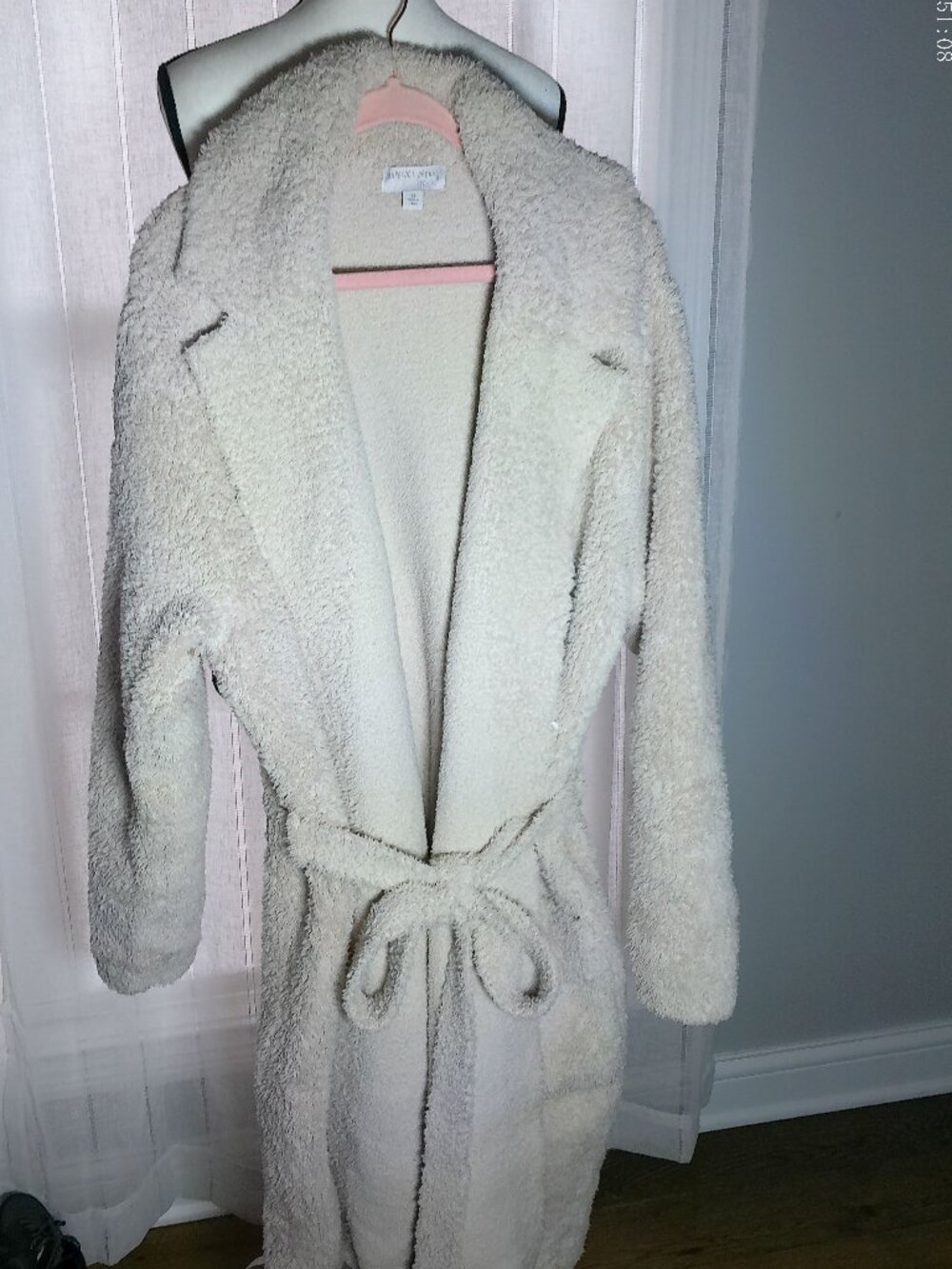 BAREFOOT DREAMS CozyChic Coatigan w/Tie Front Teddy Stone NWOT 2XL